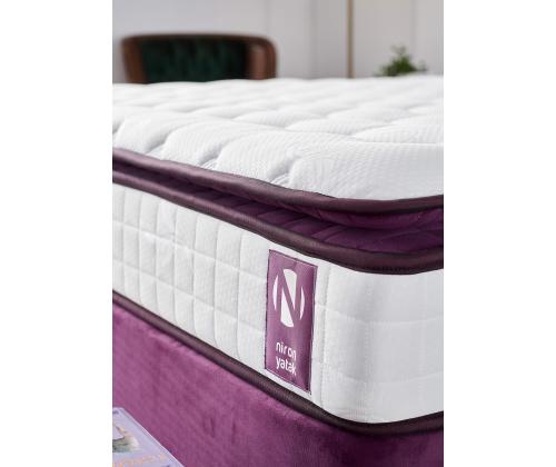 Purple 120x200 cm Single Size Padded Soft Mattress