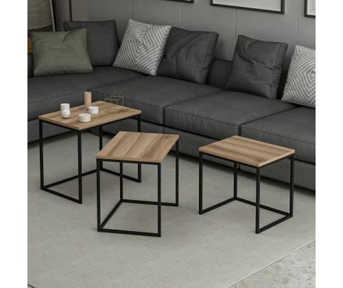 Mööblikomplekt lauad Evia - Walnut