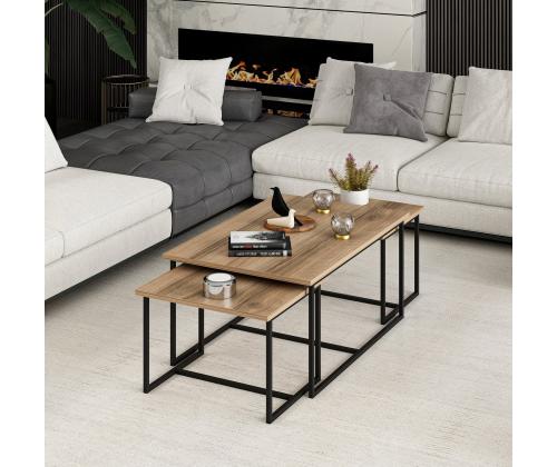 Mööblikomplekt lauad Levada - Walnut