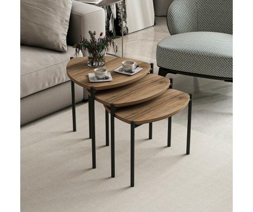 Mööblikomplekt lauad Lenny - Walnut