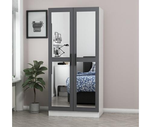 Kale Mirror Anthracite White - 190