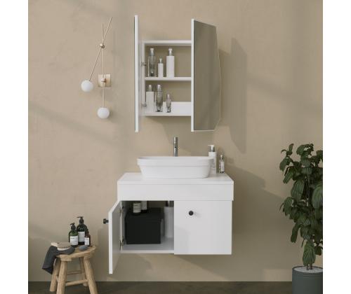 Quartz Cabinet - White