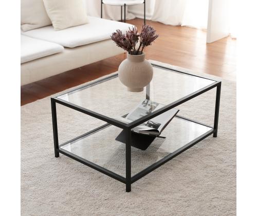 Kohvilaud Astro sehpa / şeffaf temperli cam S400