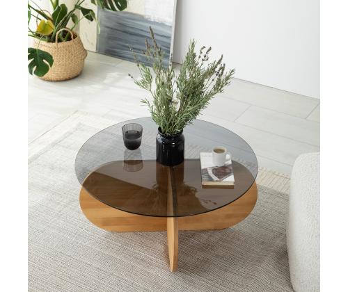 Kohvilaud Bubble Wood - Fume, Oak