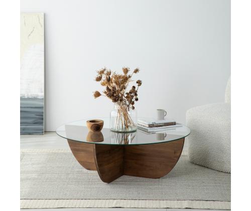 Kohvilaud Lily Wood - Walnut