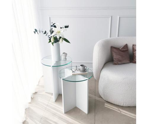 Mööblikomplekt lauad Lily - White