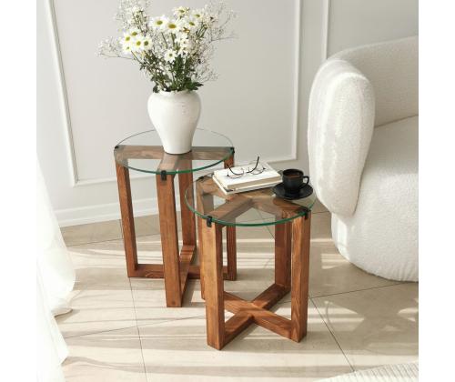 Mööblikomplekt lauad Amalfi - Walnut