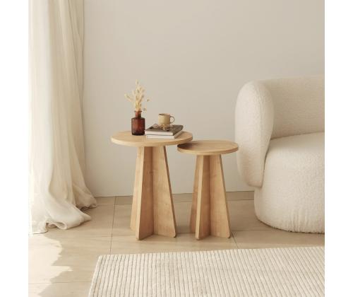 Mööblikomplekt lauad Mushroom - Sapphire Oak