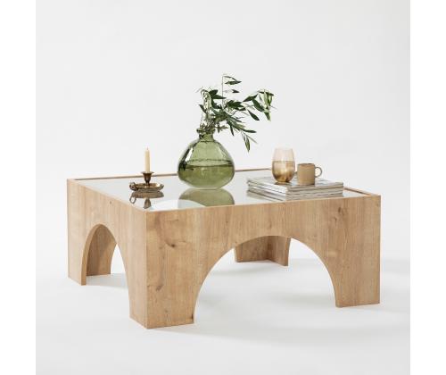 Kohvilaud Seine - Sapphire Oak, Transparent