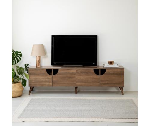 TV laud Grotte - Walnut v2