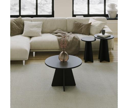 Kohvilaud Mushroom 3 - Black