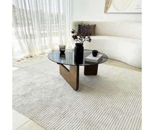 Kohvilaud Mia - Walnut, Fume