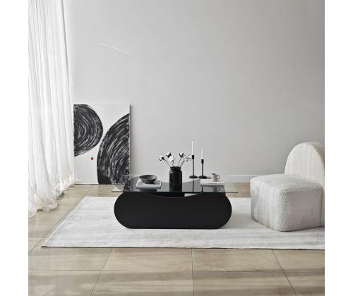 Kohvilaud Brise - Black, Transparent