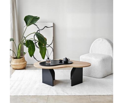 Kohvilaud Melted - Sapphire Oak, Black