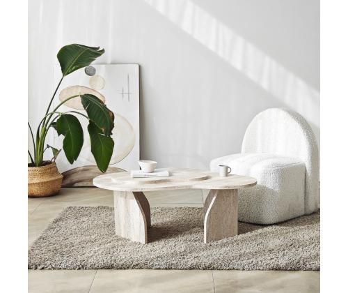Kohvilaud Melted - Travertine