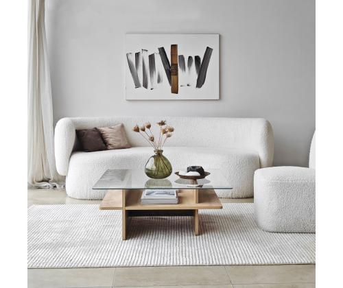 Kohvilaud Saga Square - Sapphire, Transparent