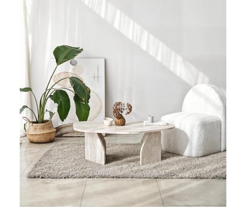 Kohvilaud Rock - Travertine