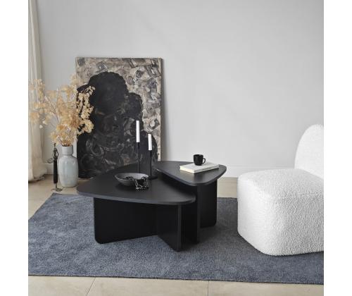 Kohvilaud Ballare Set - Black