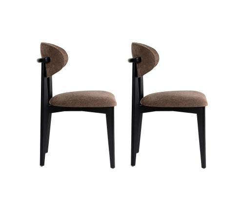 Mööblikomplekt toolid Lionte - Brown, Black
