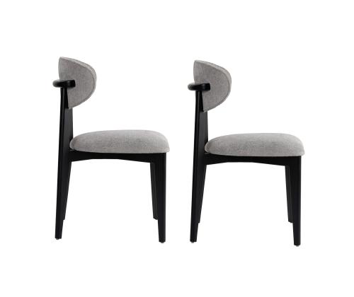 Mööblikomplekt toolid Lionte - Grey, Black