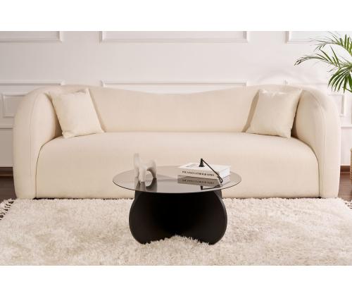 Kohvilaud Aeris - Wood Black, Transparent