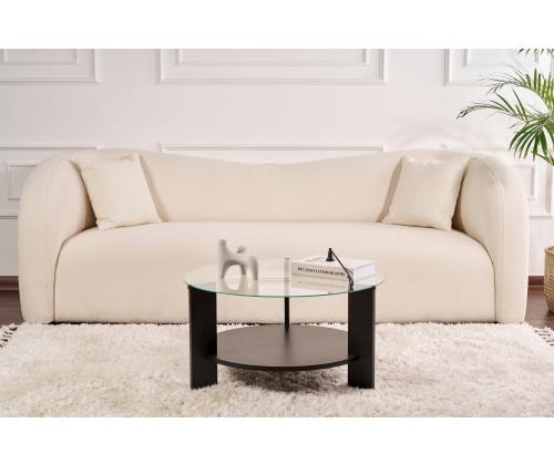 Kohvilaud Clara - Wood Black, Transparent