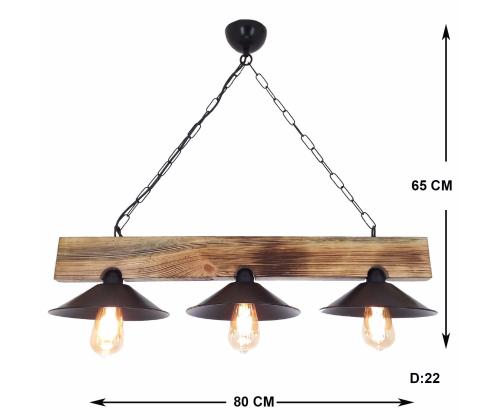 Hepsi Üç Şapka Yakma Avize