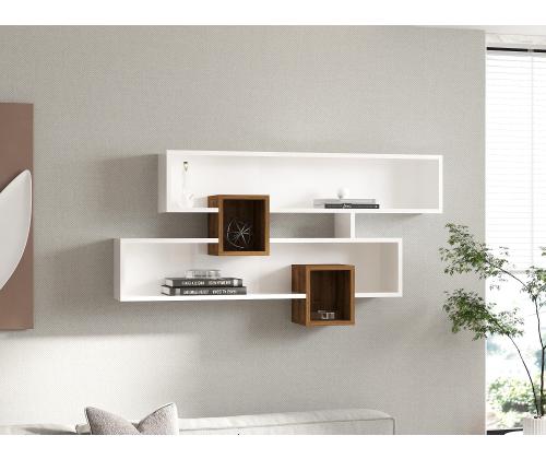 Karen - Walnut, White