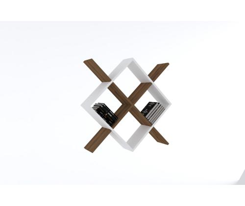 Semo - Walnut, White