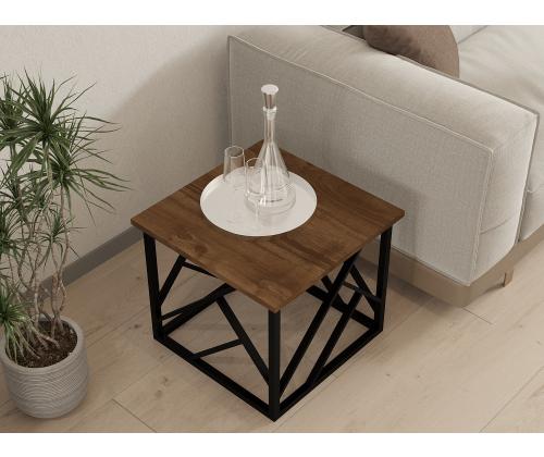 Kohvilaud Woda - Walnut, Black