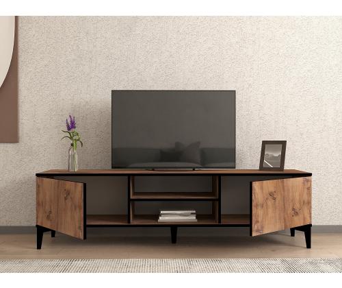 TV laud Begi - Atlantic Pine, Black