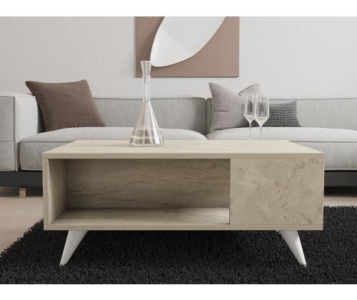 Kohvilaud Yuka - Travertine
