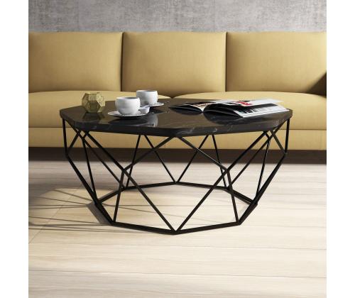 Kohvilaud Diamond - Black Marble
