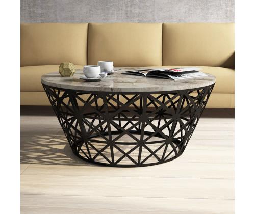 Kohvilaud Stil - White Marble