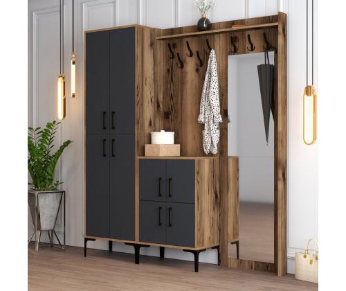 Berlin ABC - Walnut, Anthracite