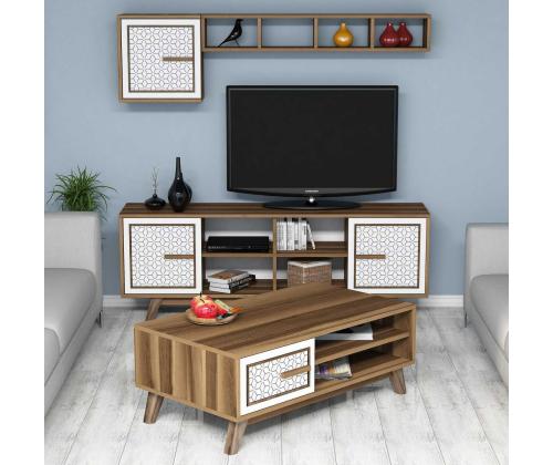 Ayla - Walnut, White