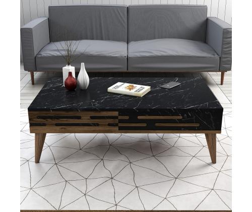 Valensiya - Walnut, Black, Marble