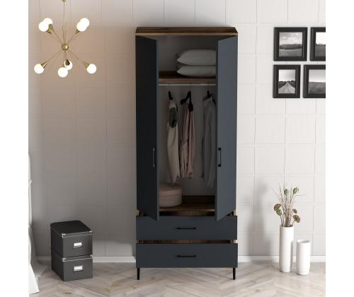 Kumsal T - Walnut, Anthracite