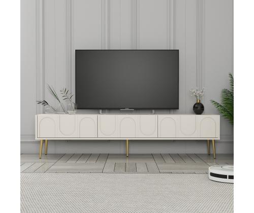 TV laud Lyon 43 - Cream, Gold