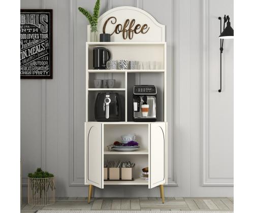 Kohvilaud Lyon 80 - Cream, Gold