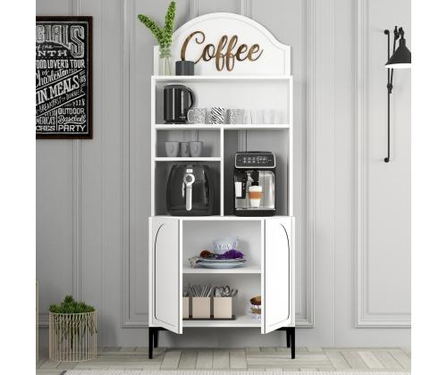 Kohvilaud Lyon 80 - White, Black