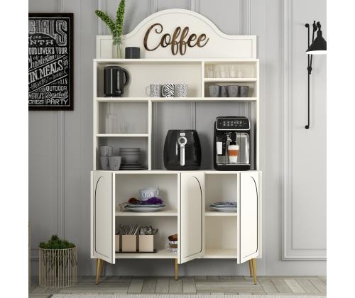 Kohvilaud Lyon 120 - Cream, Gold