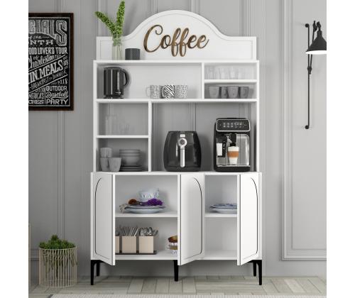 Kohvilaud Lyon 120 - White, Black