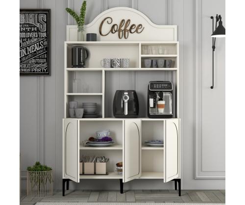 Kohvilaud Lyon 120 - Cream, Black