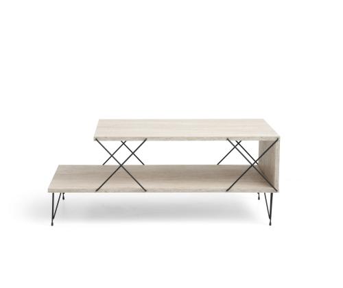 Kohvilaud Loire - Black, Travertine