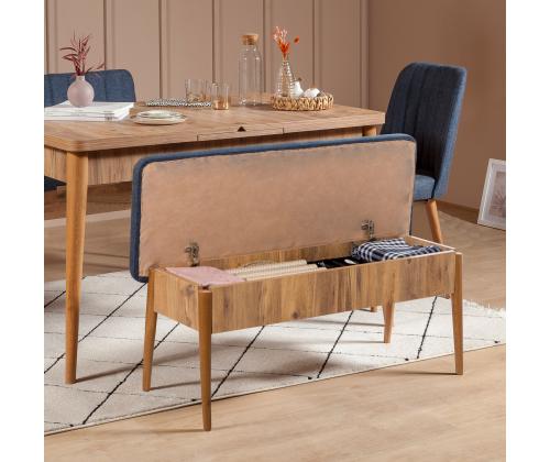 Mööblikomplekt toolid Vina 1048 - Dark Blue, Atlantic