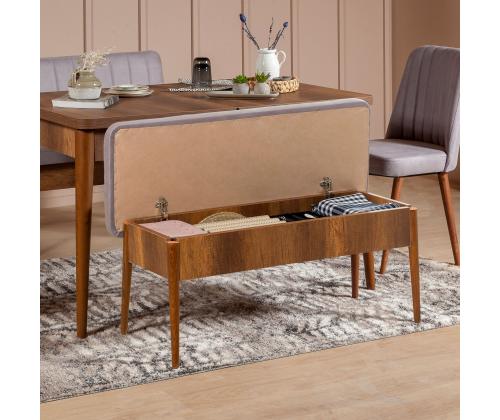 Mööblikomplekt toolid Vina 0701 - Soho, Walnut