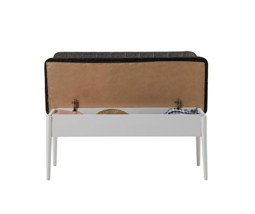 Vina Bank Anthracite, White