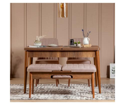 Tool Vina Sandalye Walnut-Stone