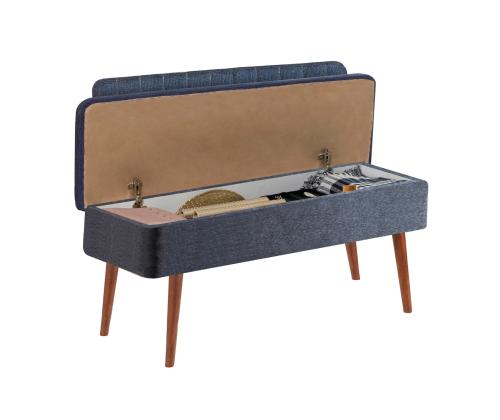 Vina 1048 - 1 - Walnut, Dark Blue